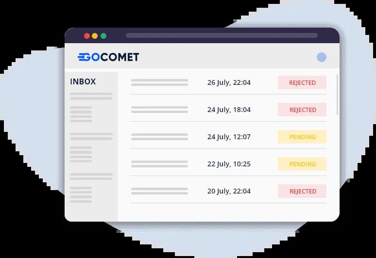 Auto-notify vendors of inaccuracies with GoComet's Invoice matching module.